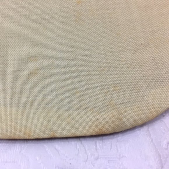 Vintage Le Jule Hong Kong Beaded Ivory Flap Over Pouch 7.5x4.5 - Picture 7 of 8